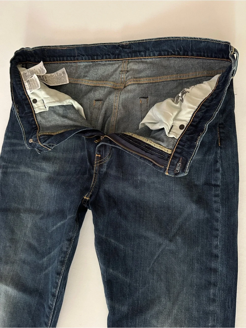 Levi's Straight Fit Faded Blue Men's Jeans